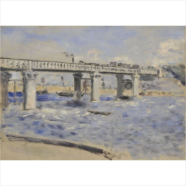ピエール=オーギュスト･ルノワール 《アルジャントゥイユの橋》